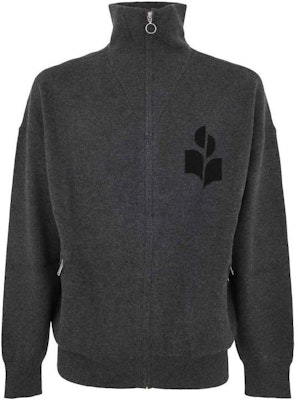 イザベルマラン プリント ハイネック ジップアップ ニット セーター グレー CA0012HAA1L03H-02AN Buy イザベルマラン プリント ハイネック ジップアップ ニット セーター グレー CA0012HAA1L03H-02AN