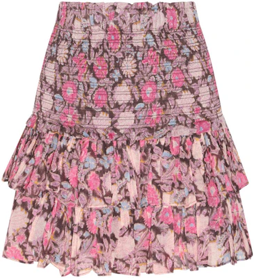 ISABEL MARANT ÉTOILE SS23 Ruffle High-Waist Midi Skirt Pink JU0022FAA1J50E-02FK Buy ISABEL MARANT ÉTOILE SS23 Ruffle High-Waist Midi Skirt Pink JU0022FAA1J50E-02FK