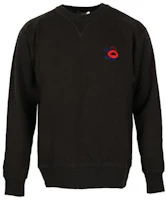 ISABEL MARANT Black Cotton Blend Embroidered Logo Crewneck Sweatshirt SW005722A046H02FK ISABEL MARANT Black Cotton Blend Embroidered Logo Crewneck Sweatshirt SW005722A046H02FK