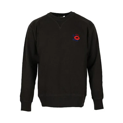 ISABEL MARANT Black Cotton Blend Embroidered Logo Crewneck Sweatshirt SW005722A046H02FK
