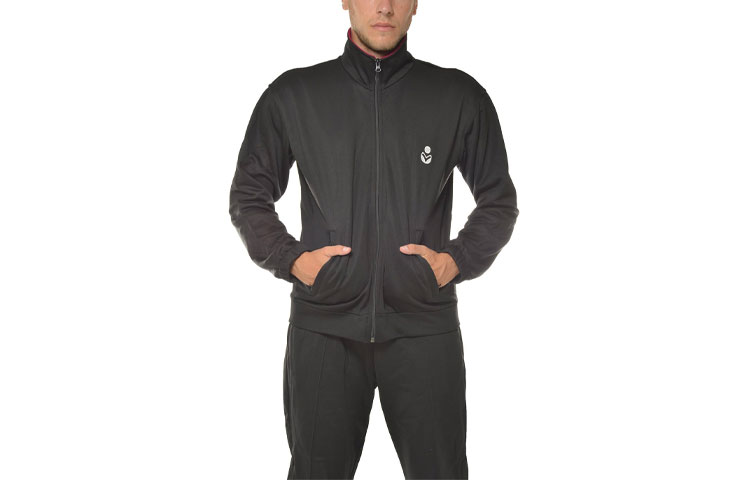 ISABEL MARANT Black Logo Letter Zip-Up Jacket VE167121A015H-01BK