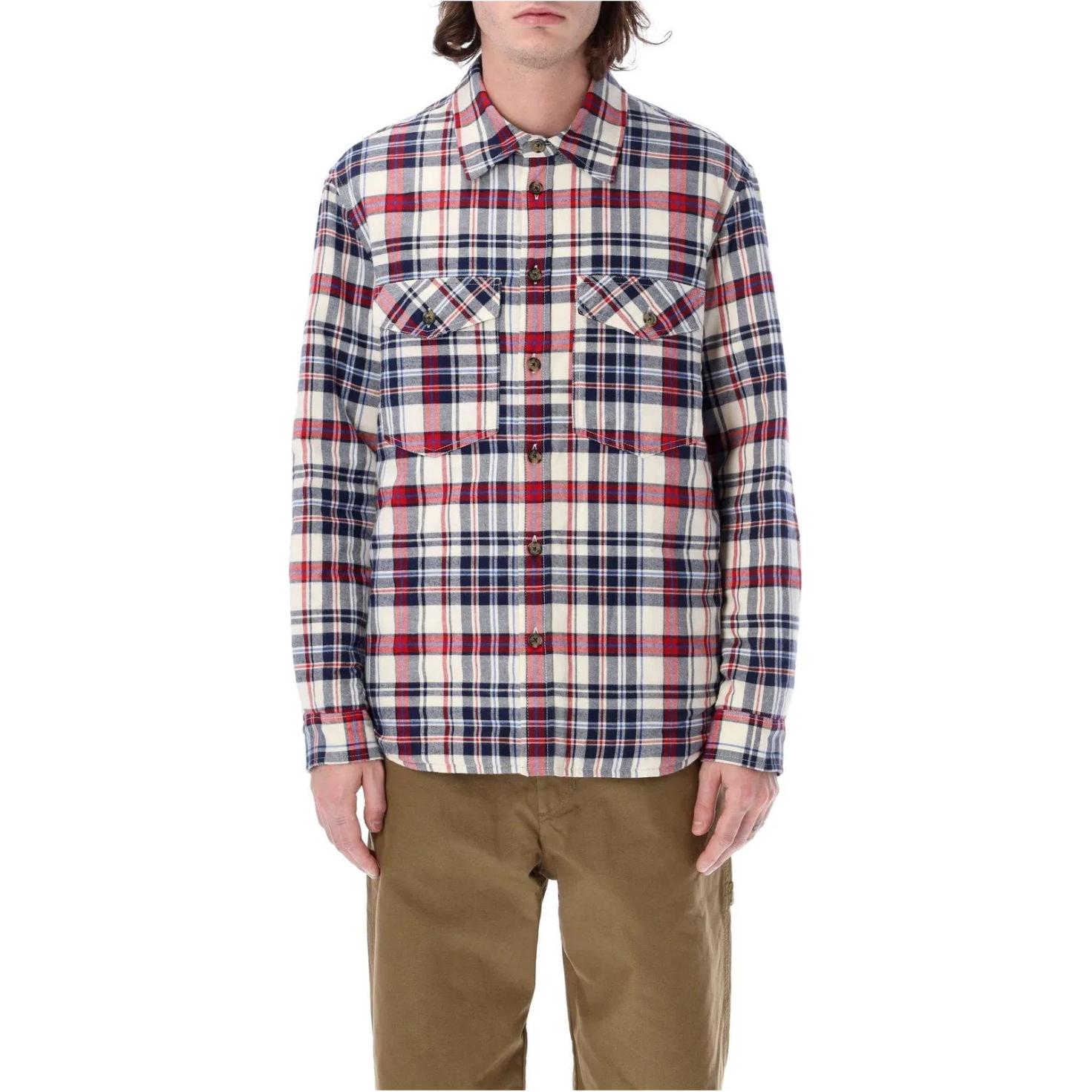 ISABEL MARANT Blue Plaid Button-Up Long Sleeve Jacket VE0072HAA1I34H-BURD