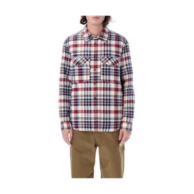 ISABEL MARANT Blue Plaid Button-Up Long Sleeve Jacket VE0072HAA1I34H-BURD