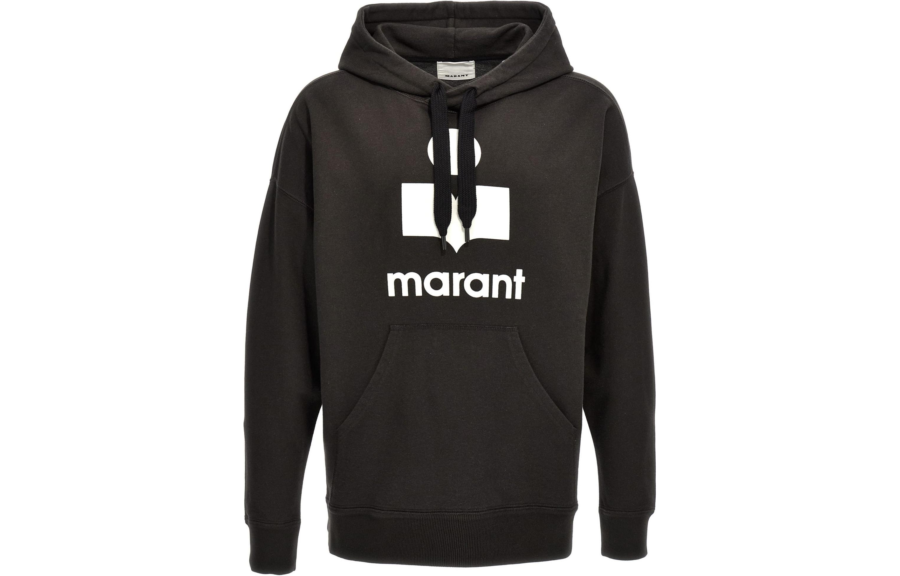 ISABEL MARANT Brown Printed Hoodie with Long Sleeves 24PSW0027HAB-1M18