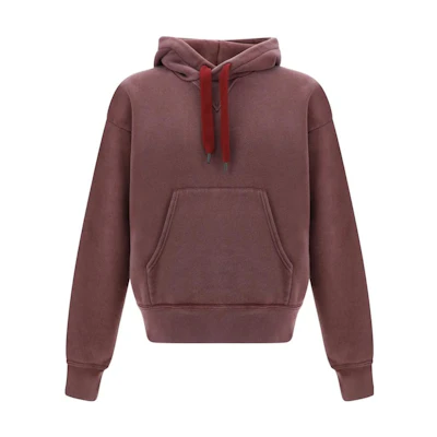 ISABEL MARANT Casual Loose Pullover Hoodie Solid Color - Brownish Red SW0079HAA4M01H-80BY