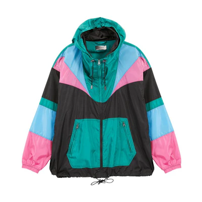 ISABEL MARANT Colorblock Hooded Jacket Multicolor MA1045-21A002V