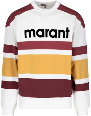 ISABEL MARANT 拼色条纹圆领套头卫衣 SW0329-22P043H-80BY Buy ISABEL MARANT 拼色条纹圆领套头卫衣 SW0329-22P043H-80BY