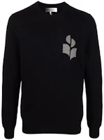 ISABEL MARANT FW21 Pattern Print Oversized Long Sleeve Sweatshirt Black Mens 21APU155921A050H-FNGY ISABEL MARANT FW21 Pattern Print Oversized Long Sleeve Sweatshirt Black Mens 21APU155921A050H-FNGY