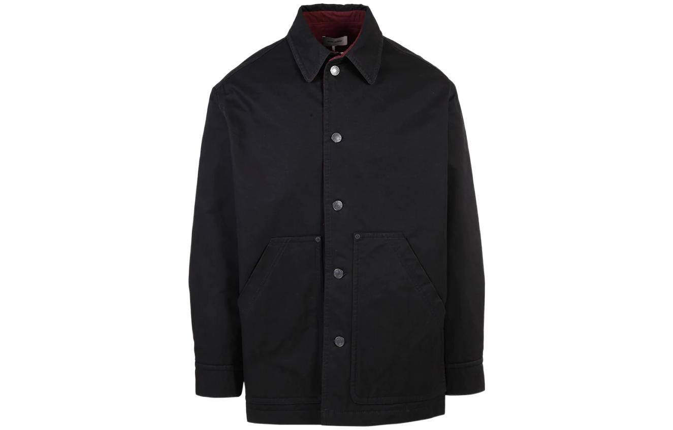 ISABEL MARANT FW21 Solid Color Button-Up Jacket Black 21AVE162121A016H02FK