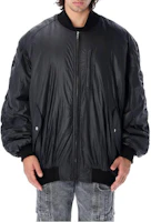 ISABEL MARANT FW22 Black Solid Oversized Bomber Jacket 22HVE189022H007H-01BK ISABEL MARANT FW22 Black Solid Oversized Bomber Jacket 22HVE189022H007H-01BK