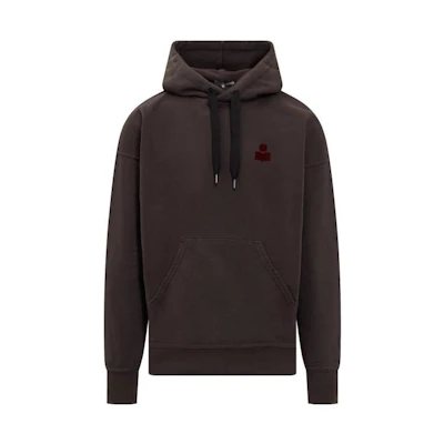 ISABEL MARANT FW22 Brown Drawstring Hoodie Long Sleeve Pullover 22ASW034022A043H02FK