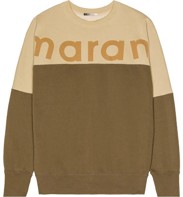 ISABEL MARANT FW22 Baju Sejuk Logo Colorblock Khaki 22ASW025922A050H67KI Buy ISABEL MARANT FW22 Baju Sejuk Logo Colorblock Khaki 22ASW025922A050H67KI