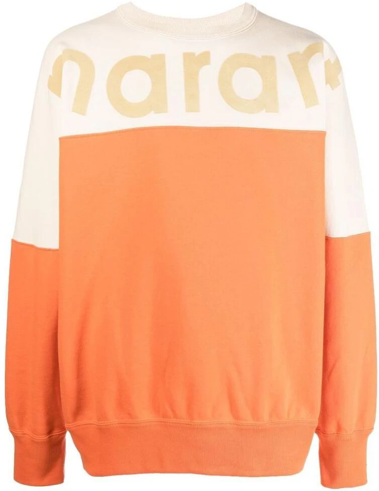 isabel-marant-fw-22-colorblock-logo-sweatshirt-orange-22-a050-hsw-025911-or