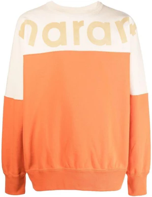 ISABEL MARANT FW22 拼色标志卫衣 橙色 22A050HSW025911OR Buy ISABEL MARANT FW22 拼色标志卫衣 橙色 22A050HSW025911OR