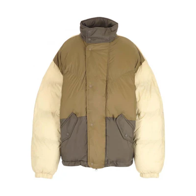 ISABEL MARANT FW22 Colorblock Stand Collar Button-Up Jacket MA127622A002V-67KI