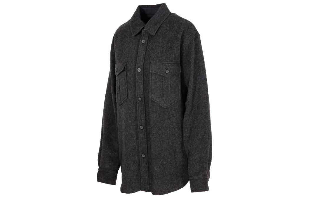 ISABEL MARANT FW22 Grey Button-Up Shirt Jacket 22ACH085222A014H02AN