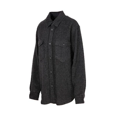 ISABEL MARANT FW22 Grey Button-Up Shirt Jacket 22ACH085222A014H02AN
