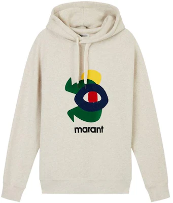 ISABEL MARANT FW22 字母印花连帽衫 米色套头衫 22A045HSW035323EC Buy ISABEL MARANT FW22 字母印花连帽衫 米色套头衫 22A045HSW035323EC