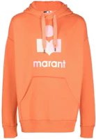 ISABEL MARANT FW22 Logo Print Hoodie Orange SW005522A041H-11OR ISABEL MARANT FW22 Logo Print Hoodie Orange SW005522A041H-11OR
