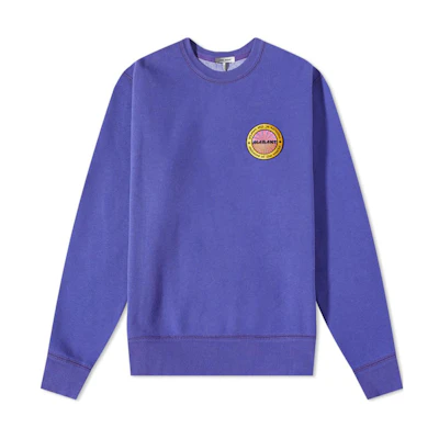 ISABEL MARANT FW22 Purple Logo Crewneck Pullover Sweatshirt 22ESW034822E021H-30IN
