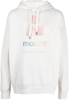 ISABEL MARANT FW22 Rainbow Logo Hoodie Beige Long Sleeve SW005522A041H23EC ISABEL MARANT FW22 Rainbow Logo Hoodie Beige Long Sleeve SW005522A041H23EC