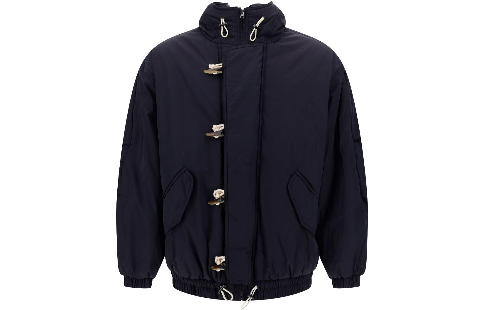 ISABEL MARANT FW22 Solid Color Toggle Hoodie Jacket for Men MA123022A004H-02FK