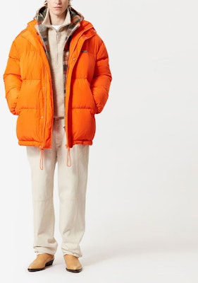 ISABEL MARANT FW23 Jaket Oranye Berkerah Standar dengan Desain Logo Solid MA0135HAA3C74H-11OR Lookbook ISABEL MARANT FW23 Jaket Oranye Berkerah Standar dengan Desain Logo Solid MA0135HAA3C74H-11OR