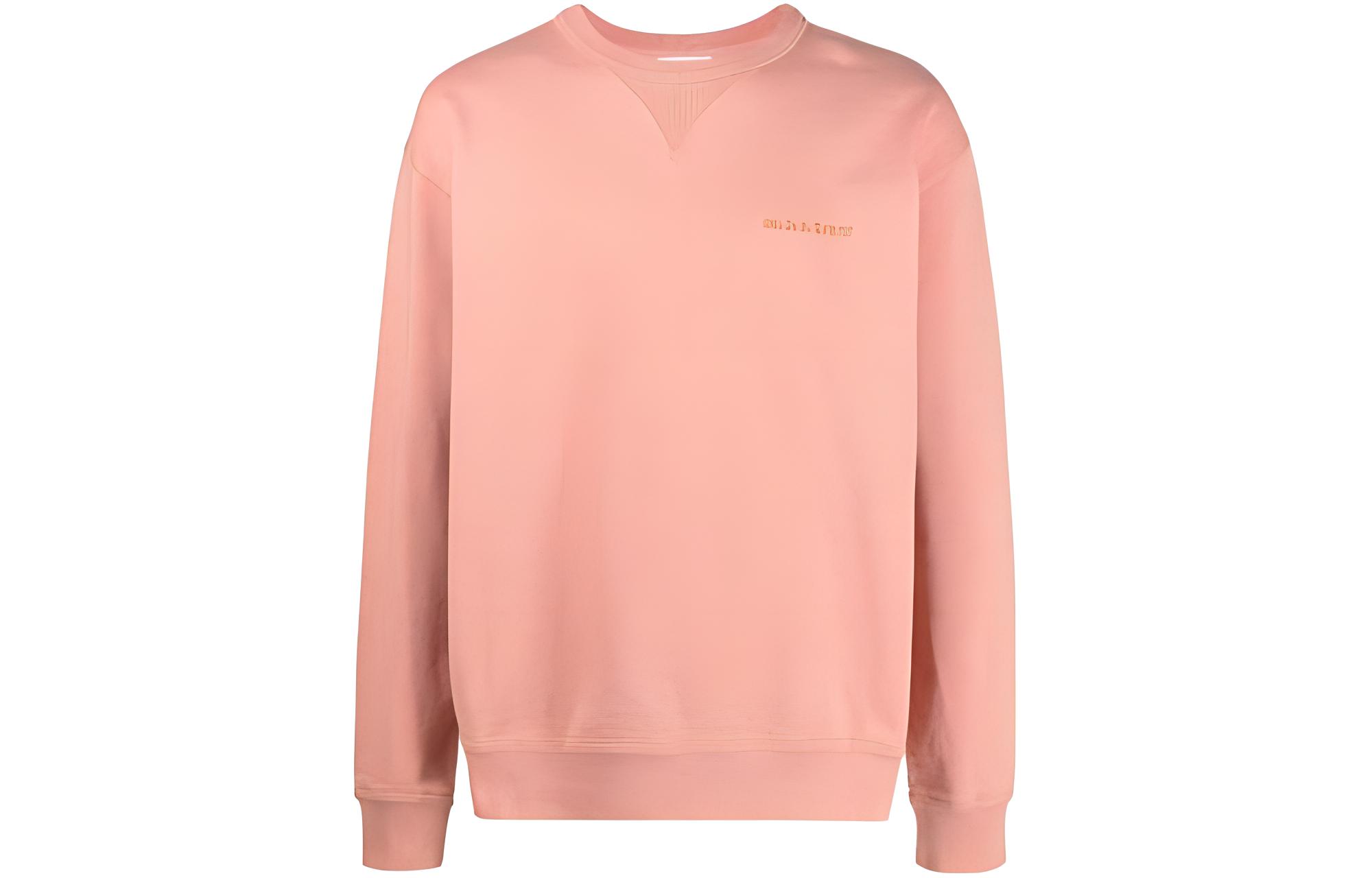 ISABEL MARANT FW23 Pink Logo Crewneck Long Sleeve Sweatshirt Men SW0056HAA2M35H-11PH