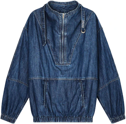 ISABEL MARANT FW23 水洗半拉链卫衣 蓝色 HT0261HAA3G02H-30BU Buy ISABEL MARANT FW23 水洗半拉链卫衣 蓝色 HT0261HAA3G02H-30BU