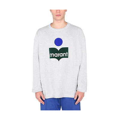ISABEL MARANT Gray Crewneck Pullover Sweatshirt SW031321A031H-02GY