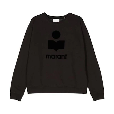 ISABEL MARANT Logo Crewneck Long-Sleeve Sweatshirt Brown () SW0029HAB1M18H-02FK