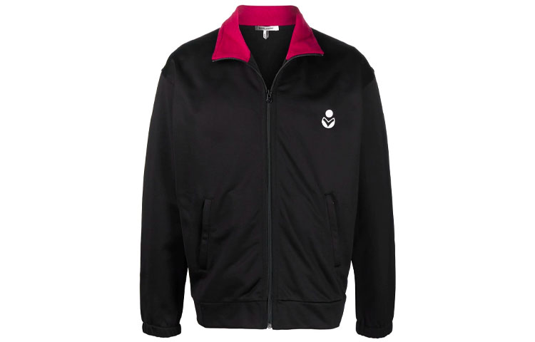 ISABEL MARANT Logo Embroidered Bomber Jacket Black () 21A015HVE1671-01BK