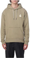 ISABEL MARANT Logo Print Loose-Fit Hoodie in Persimmon Color SW0050HAA1M05H-KAEC ISABEL MARANT Logo Print Loose-Fit Hoodie in Persimmon Color SW0050HAA1M05H-KAEC