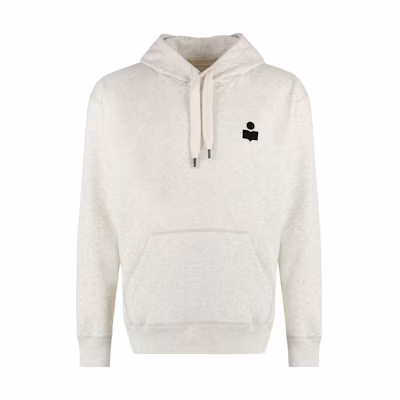 ISABEL MARANT Logo Print Oversized Hoodie Grey SW0050HAA1M05H-23EC