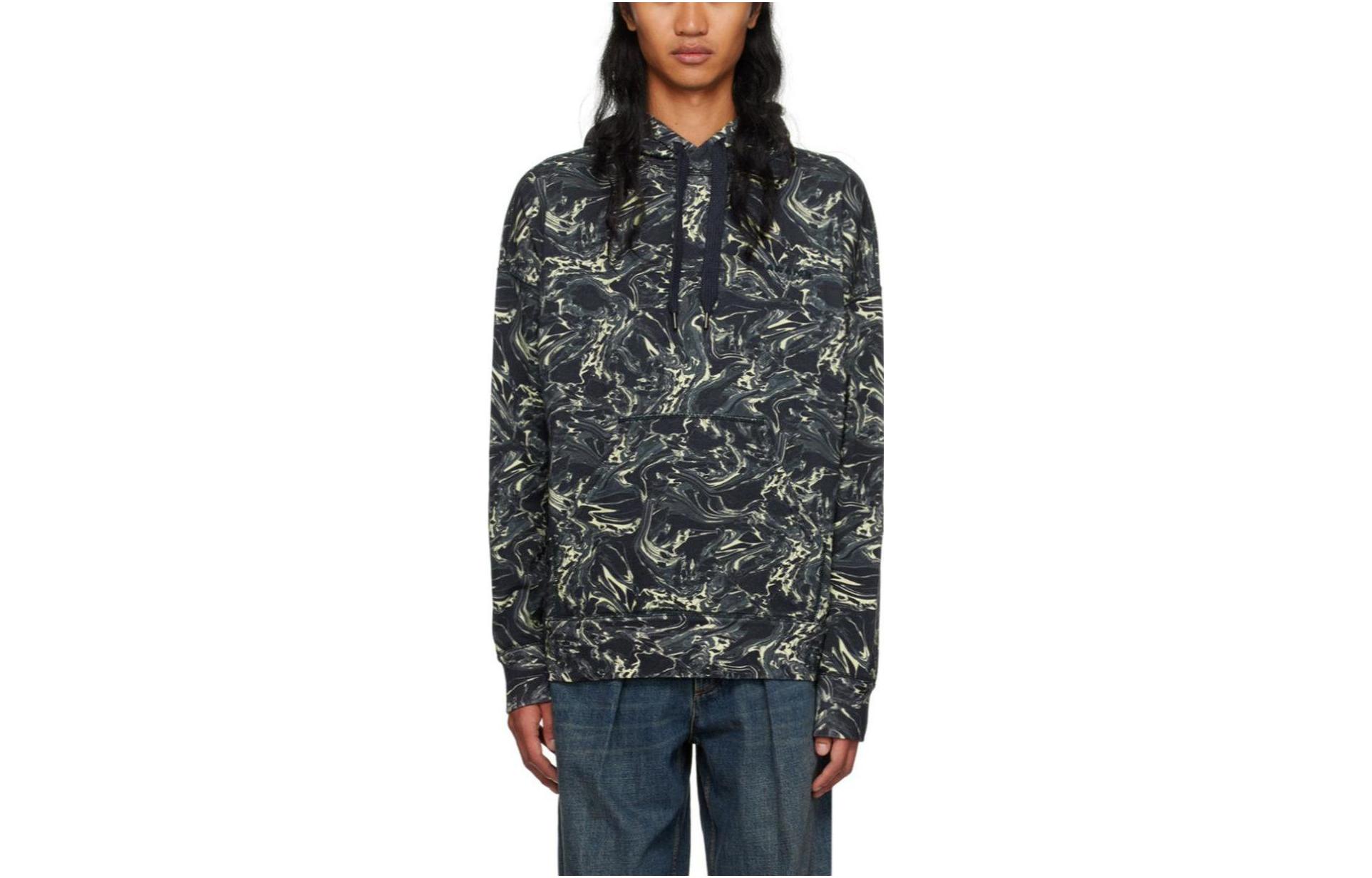 ISABEL MARANT Multicolor Patterned Full-Print Hoodie SW0073HAA4M02H-30FN