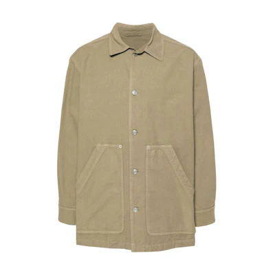 ISABEL MARANT Olive Green Solid Single-Breasted Long Sleeve Jacket VE0165HBB1G01H-10SA