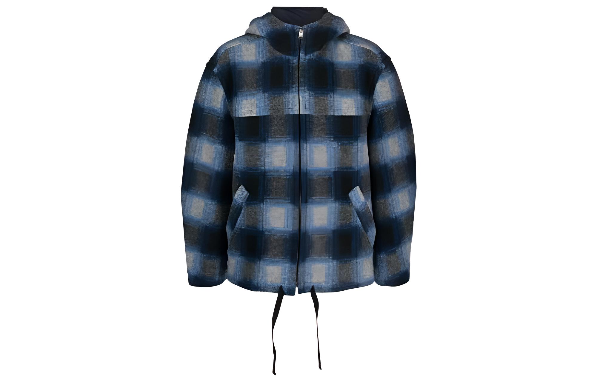 ISABEL MARANT Plaid Zipper Jacket A3D06HMA0069HA30NA