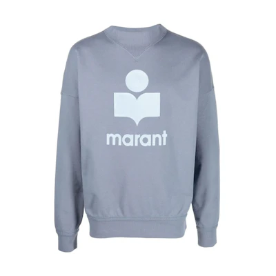 ISABEL MARANT Printed Pullover Sweatshirt Men’s Smog Blue SW034222A043H30GB