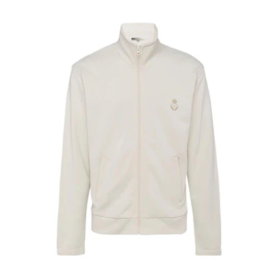 ISABEL MARANT Solid Beige Zip-Up Jacket 22PVE175922P014H-23EC