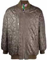 ISABEL MARANT Solid Color Zip-Up Bomber Jacket Khaki MA0151HAA3D32H-86VI ISABEL MARANT Solid Color Zip-Up Bomber Jacket Khaki MA0151HAA3D32H-86VI