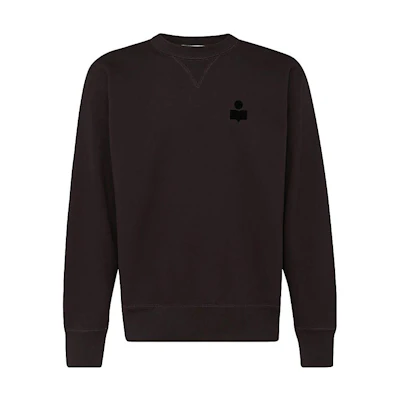 ISABEL MARANT Solid Crewneck Pullover Sweatshirt Brown Long Sleeve SW005700M003H02FK