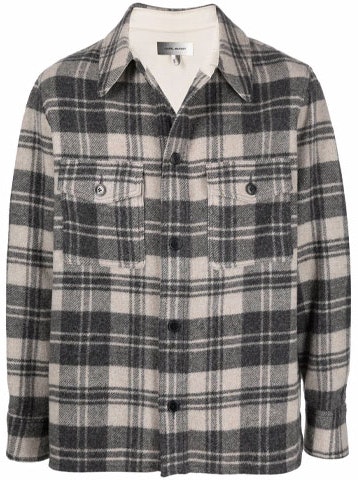 isabel-marant-ss-22-logo-plaid-shirt-jacket-gray-ve-112622-p005-h-ecbk