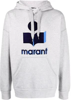 ISABEL MARANT SS22 Big Logo Print Hoodie Men’s Grey SW005522P039H-02GY ISABEL MARANT SS22 Big Logo Print Hoodie Men’s Grey SW005522P039H-02GY