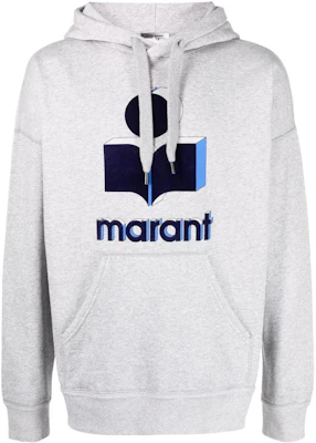 ISABEL MARANT SS22 大Logo印花連帽衫 男款 灰色 SW005522P039H-02GY Buy ISABEL MARANT SS22 大Logo印花連帽衫 男款 灰色 SW005522P039H-02GY