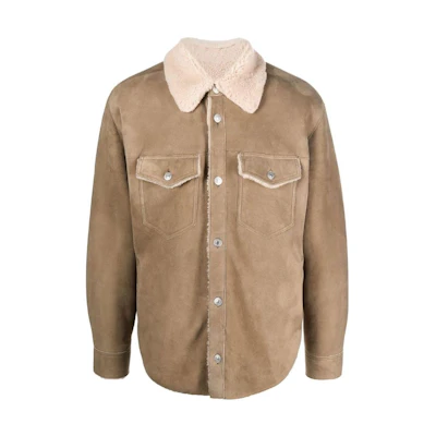 ISABEL MARANT SS22 Fitted Brown Button-Up Jacket MA122722A002HKHAKI