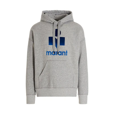 ISABEL MARANT SS22 Letter Print Hoodie Gray 22PSW005522P041H-02GY
