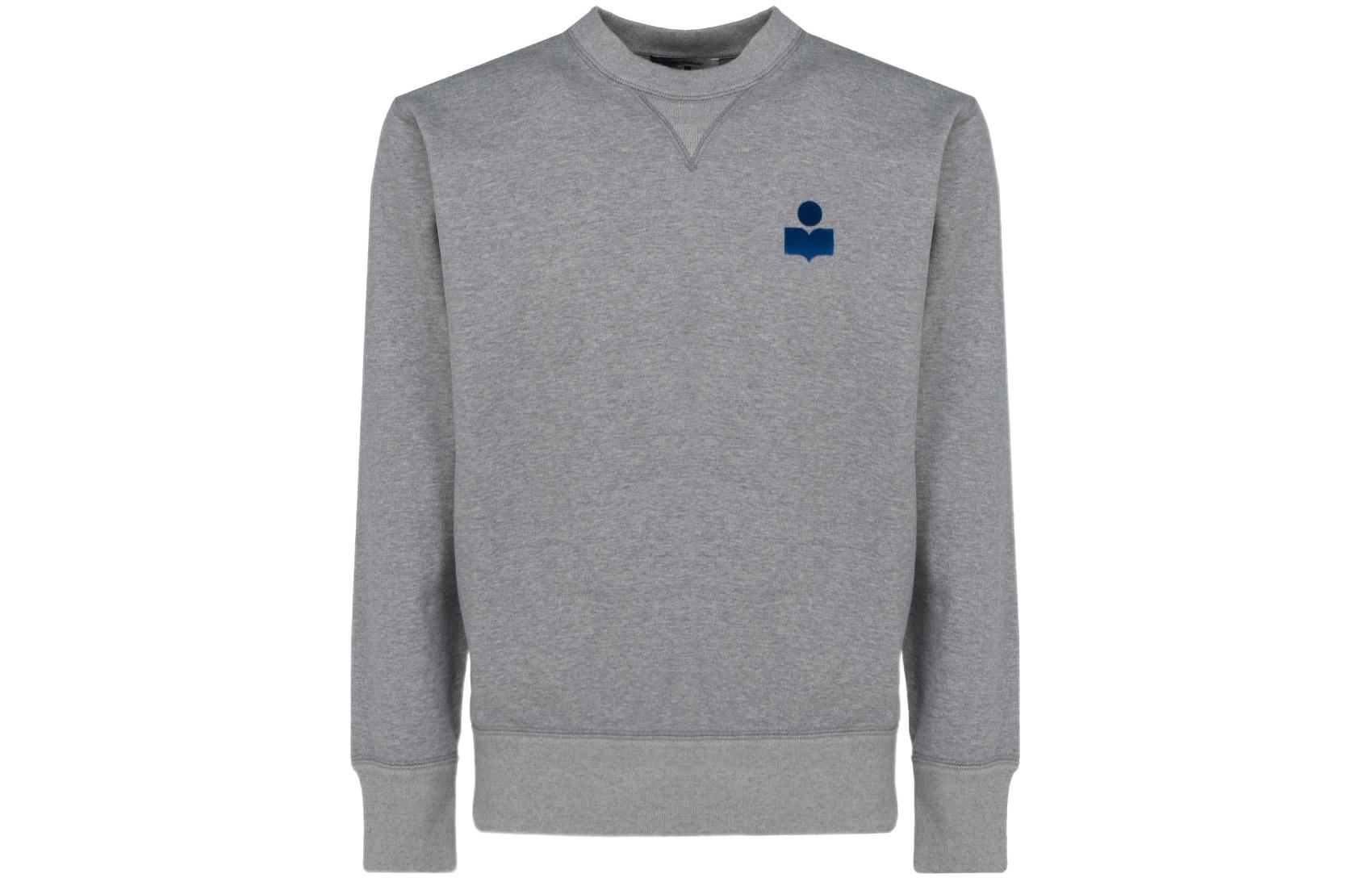 ISABEL MARANT SS22 Logo Crewneck Sweatshirt Grey 22PSW005722P041H-02GY