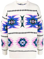 ISABEL MARANT SS22 Patterned Crewneck Pullover Sweatshirt White PU180022P064H02LY ISABEL MARANT SS22 Patterned Crewneck Pullover Sweatshirt White PU180022P064H02LY