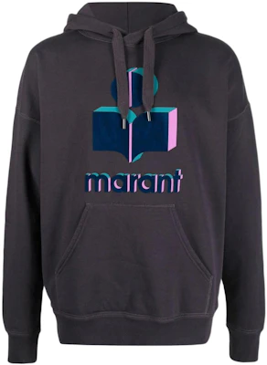 ISABEL MARANT SS22 男士深灰色纯色标志印花连帽衫 SW005522P039H30FN Buy ISABEL MARANT SS22 男士深灰色纯色标志印花连帽衫 SW005522P039H30FN