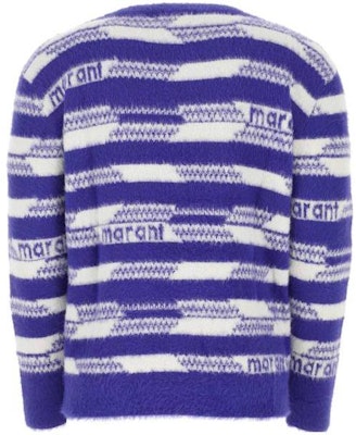 ISABEL MARANT SS23 Sweater Biru Logo Print Crewneck Pullover PU0059HAA1L68H-30VB Lookbook ISABEL MARANT SS23 Sweater Biru Logo Print Crewneck Pullover PU0059HAA1L68H-30VB